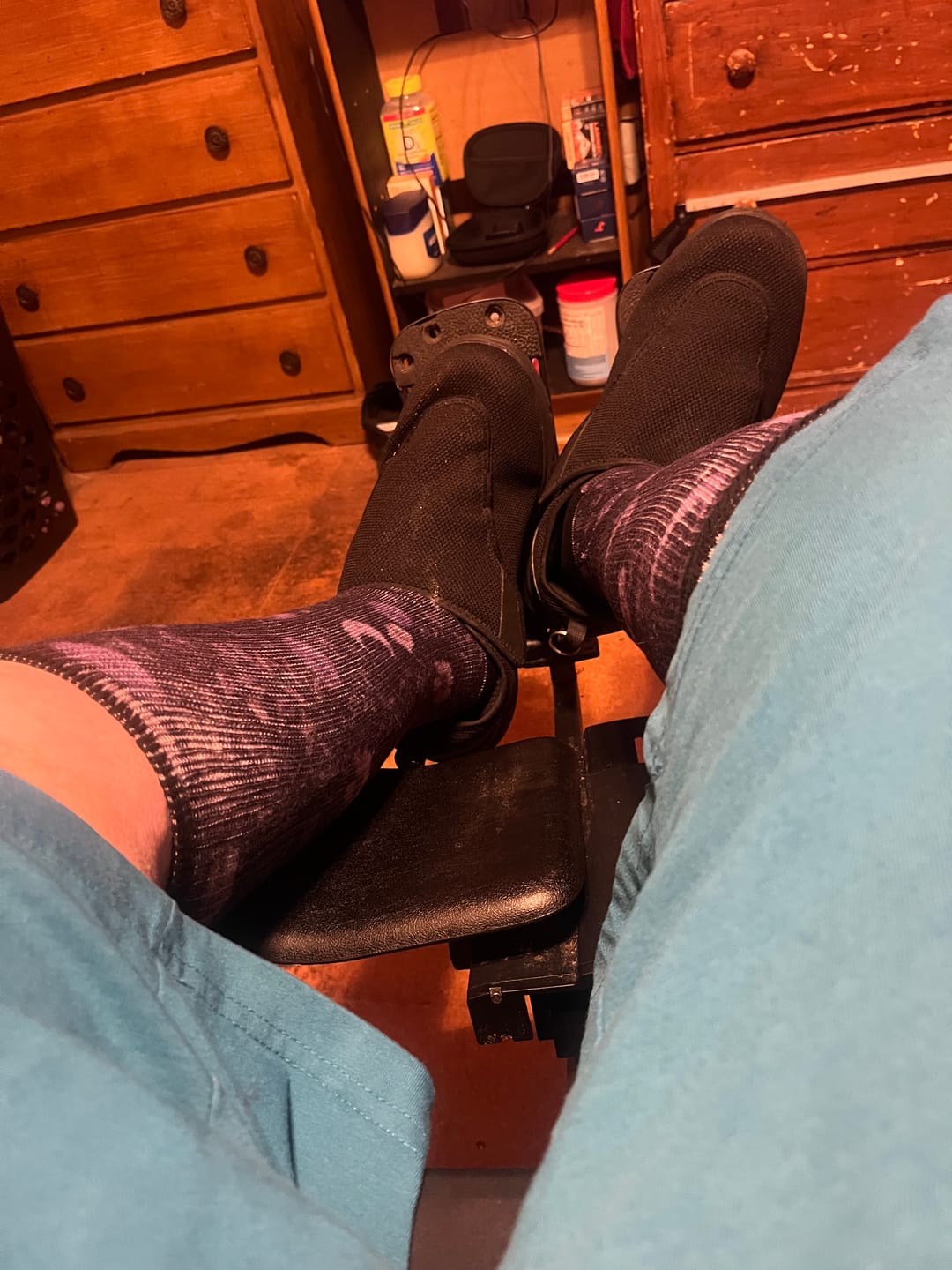 Customer photo review of Purple Moon EasyStretch™ Socks