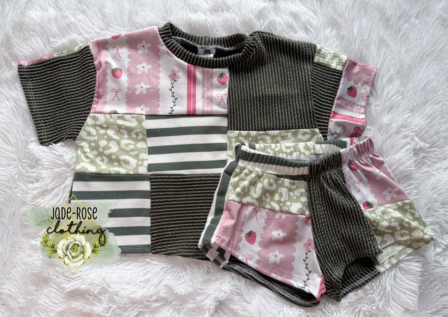 Customer photo review of Jacquard Double Knit Rib Stretch Fabric - KNT4463