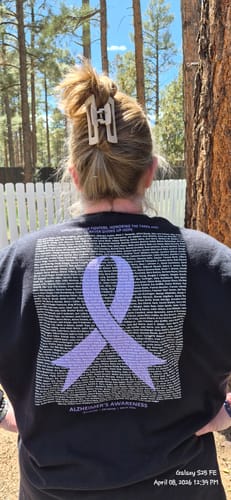 Customer photo review of Alzheimer's - Round 20 (Unisex Classic Tee | Gildan)