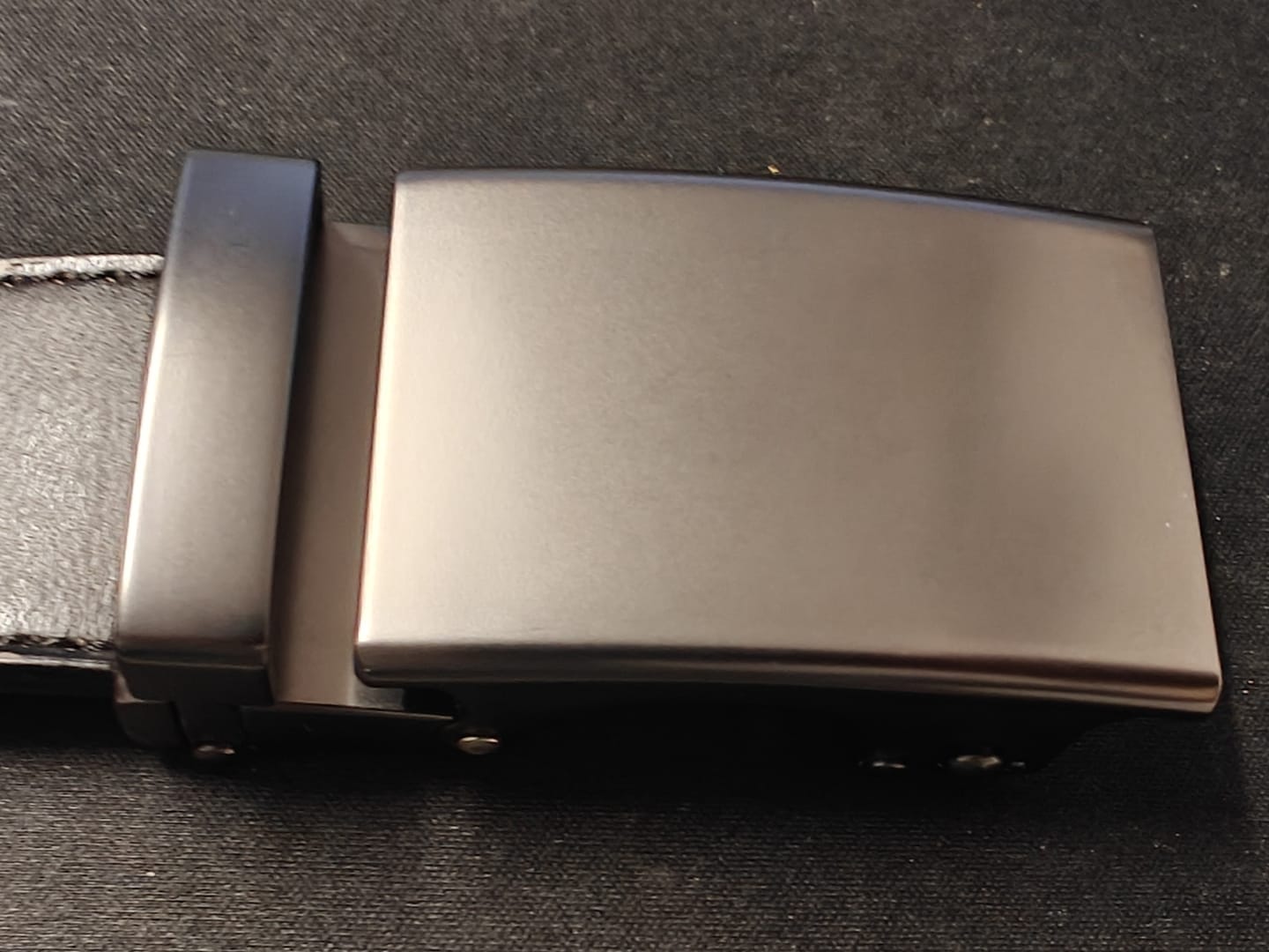 Customer photo review of Gunmetal Heritage Buckle