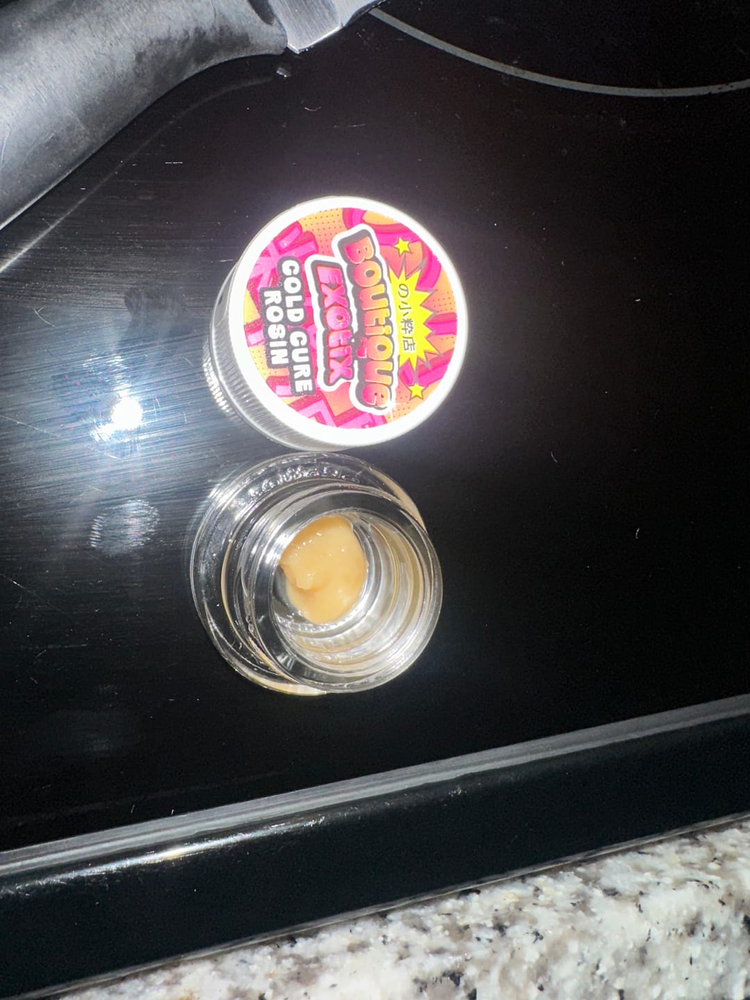 Customer photo review of Boutique Exotics - Cold Cure Rosin 1 Gram