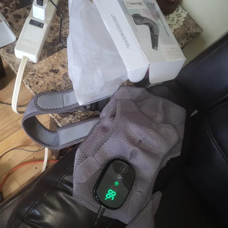 Customer photo review of Heating Shoulder Brace Compression with Vibration