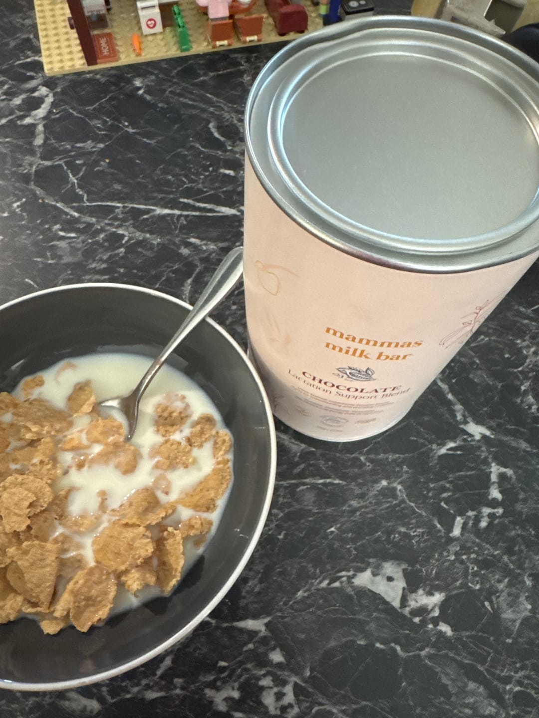 Customer photo review of Chocolate Lactation Blend