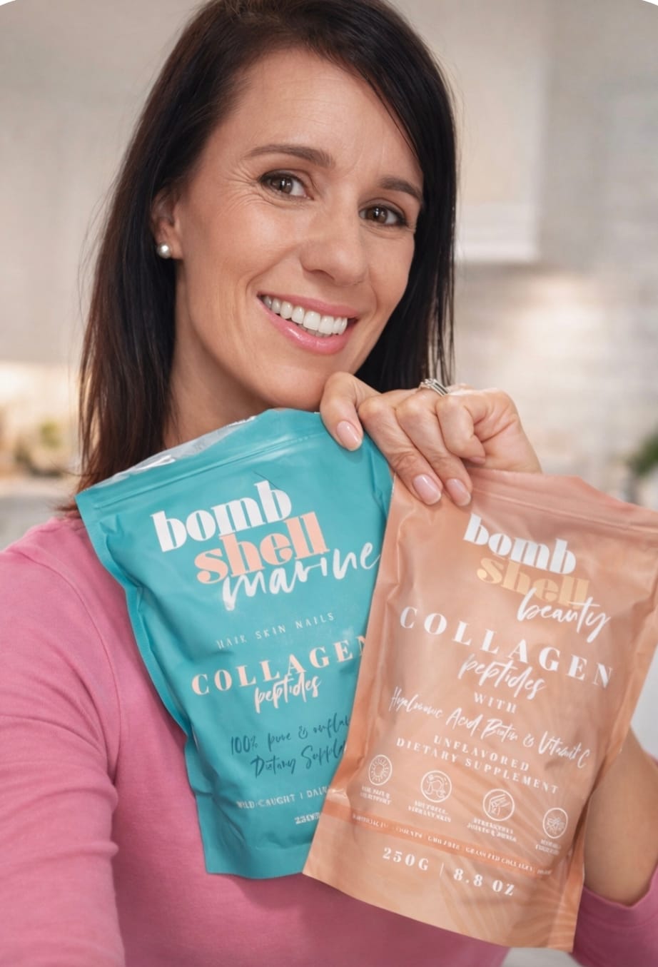 Customer photo review of Beauty: Bovine Collagen, Hyaluronic Acid, Vitamin C & Biotin (250g)