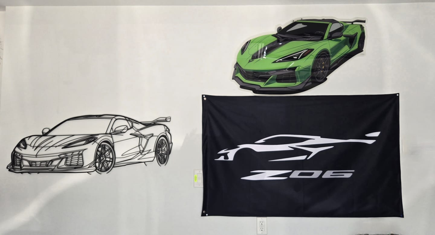 Customer photo review of Your Custom Car Acrylic Print Service