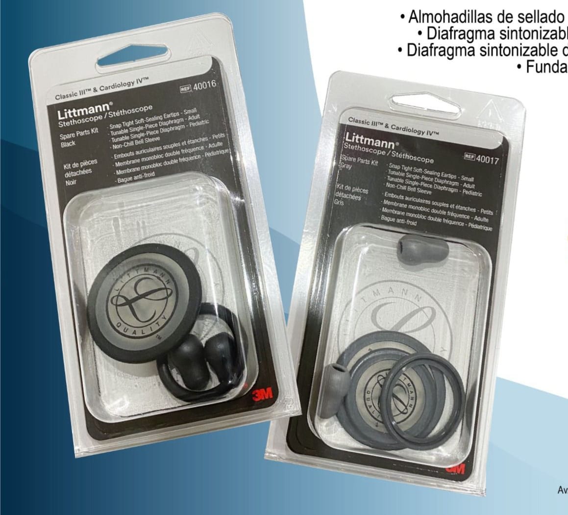 Customer photo review of Littmann Stethoscope Spare Parts Kit - CORE Digital/Classic III/Cardiology IV - Black