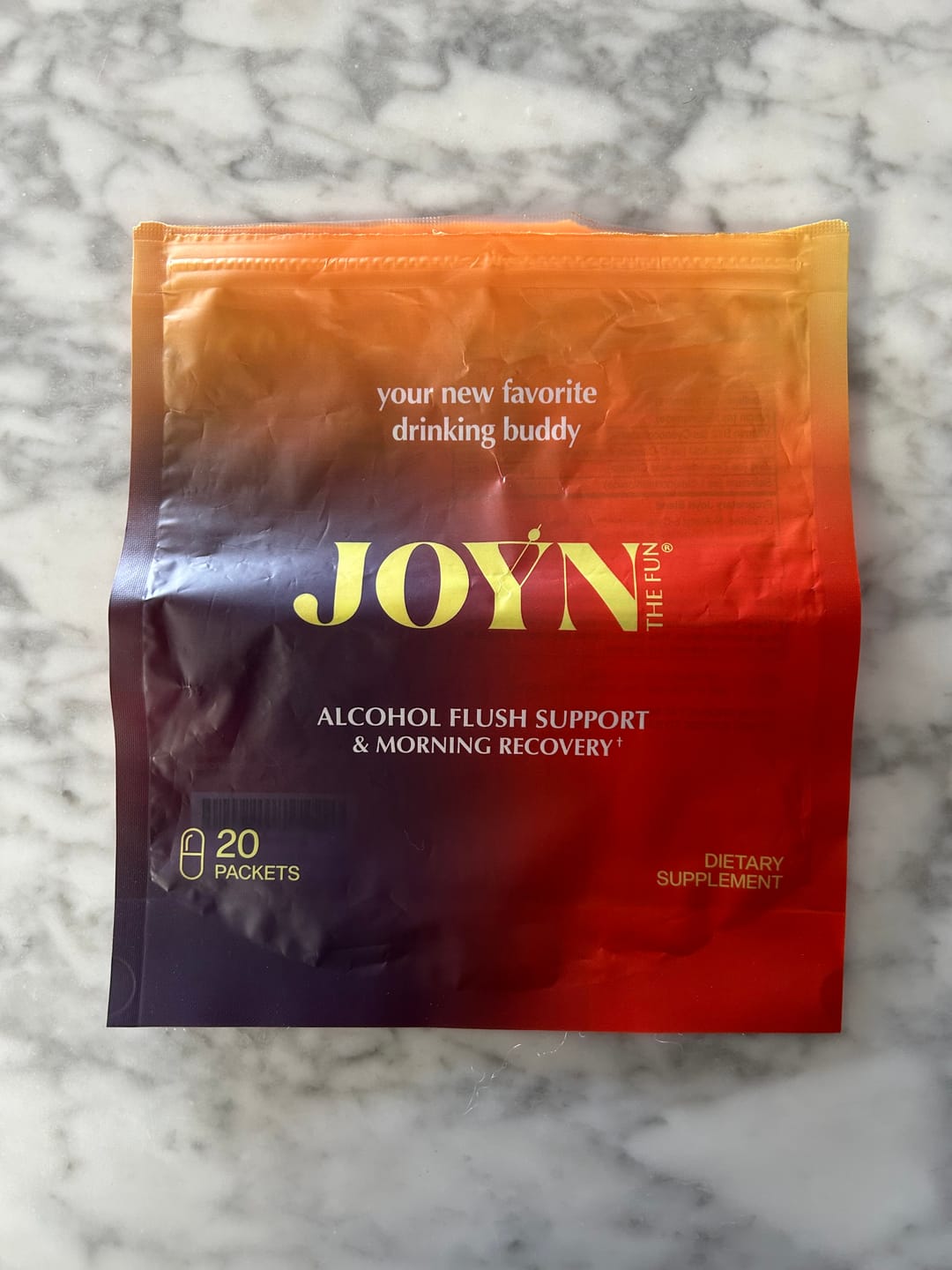 Customer photo review of 20ct Value Pack: Alcohol Flush and Hangover Reducer Capsules