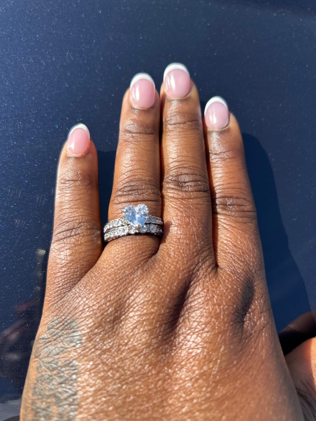 Customer photo review of Spring Heart Rings
