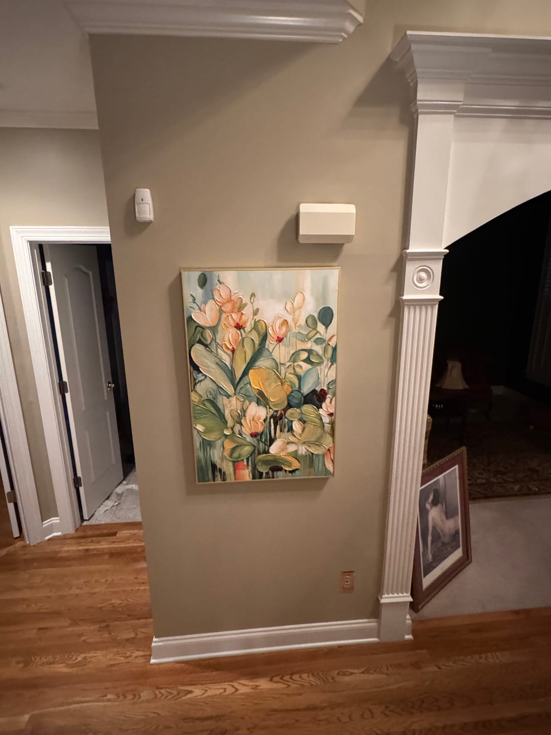 Customer photo review of Colorful Flower Textured Painting Canvas #FP013