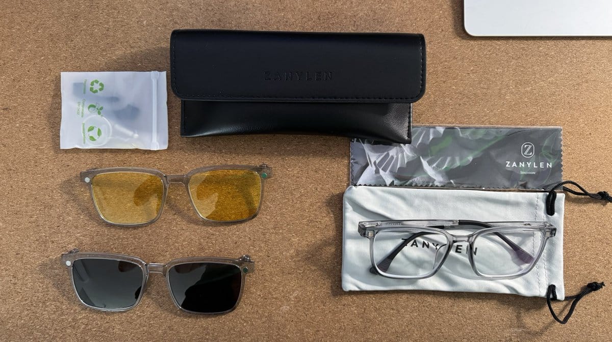 Customer photo review of Ford | TR90 Magnetic Flip-up Clip-on Eyeglasses Sunglasses | ZanyLen