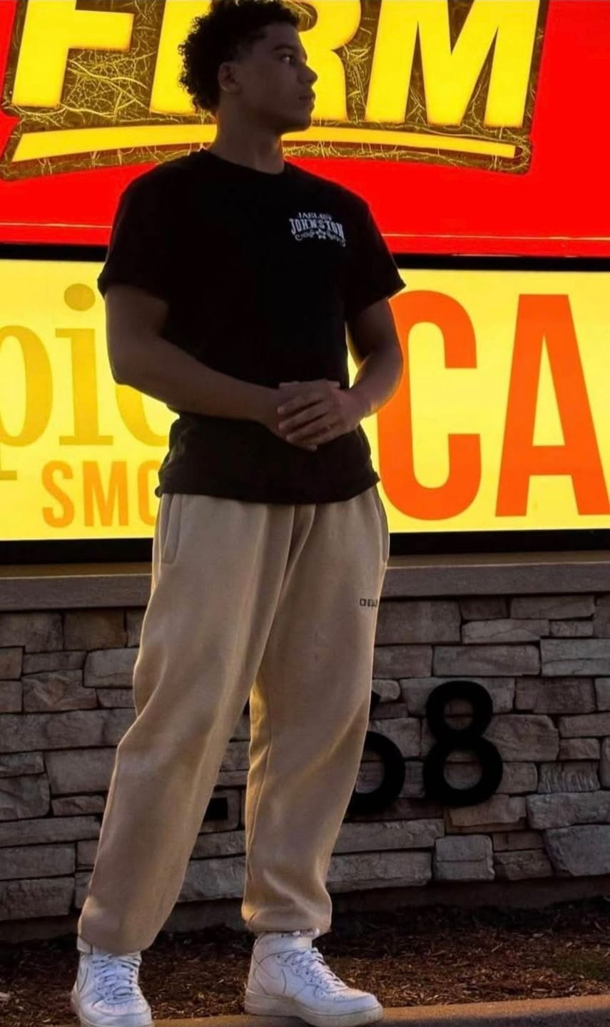 Customer photo review of "I'm The Message" Fitted Tracksuit