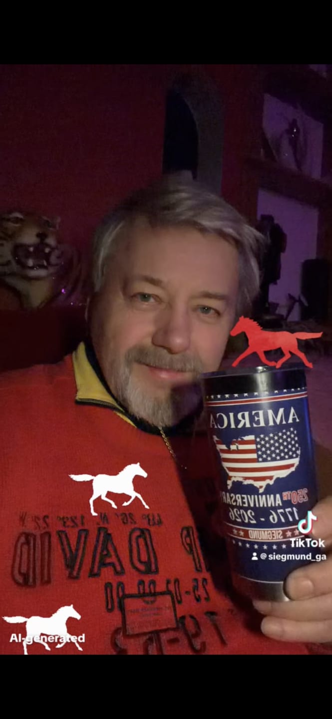 Customer photo review of Personalized Family Name America 250th Anniversary Tumbler