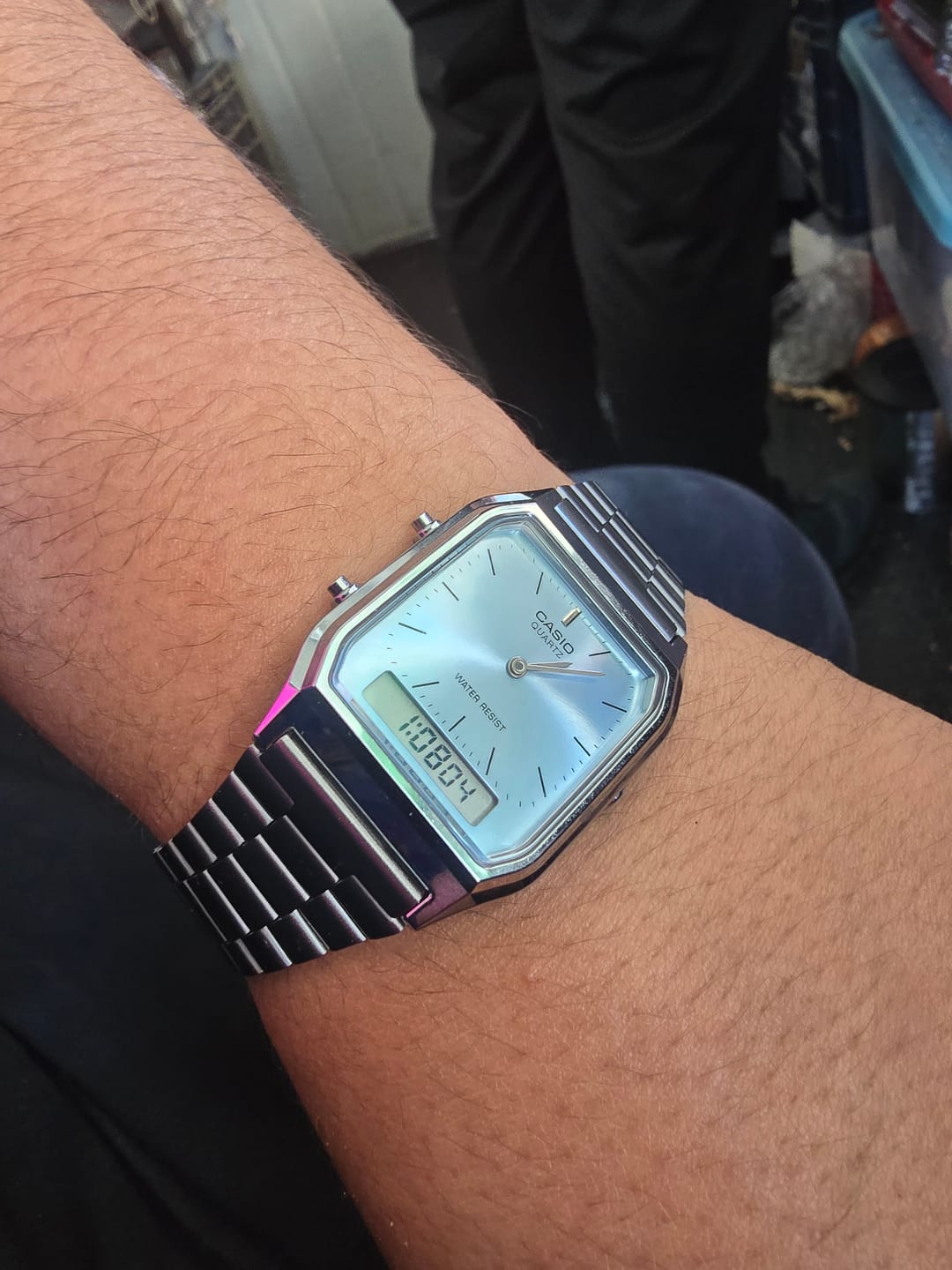 Customer photo review of Reloj Casio Vintage AQ-230A-2A1MQY Analogo Digital Ice Blue