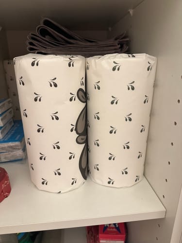 Customer photo review of 100% Bamboo Paper Towel - 2ply - 27 meters