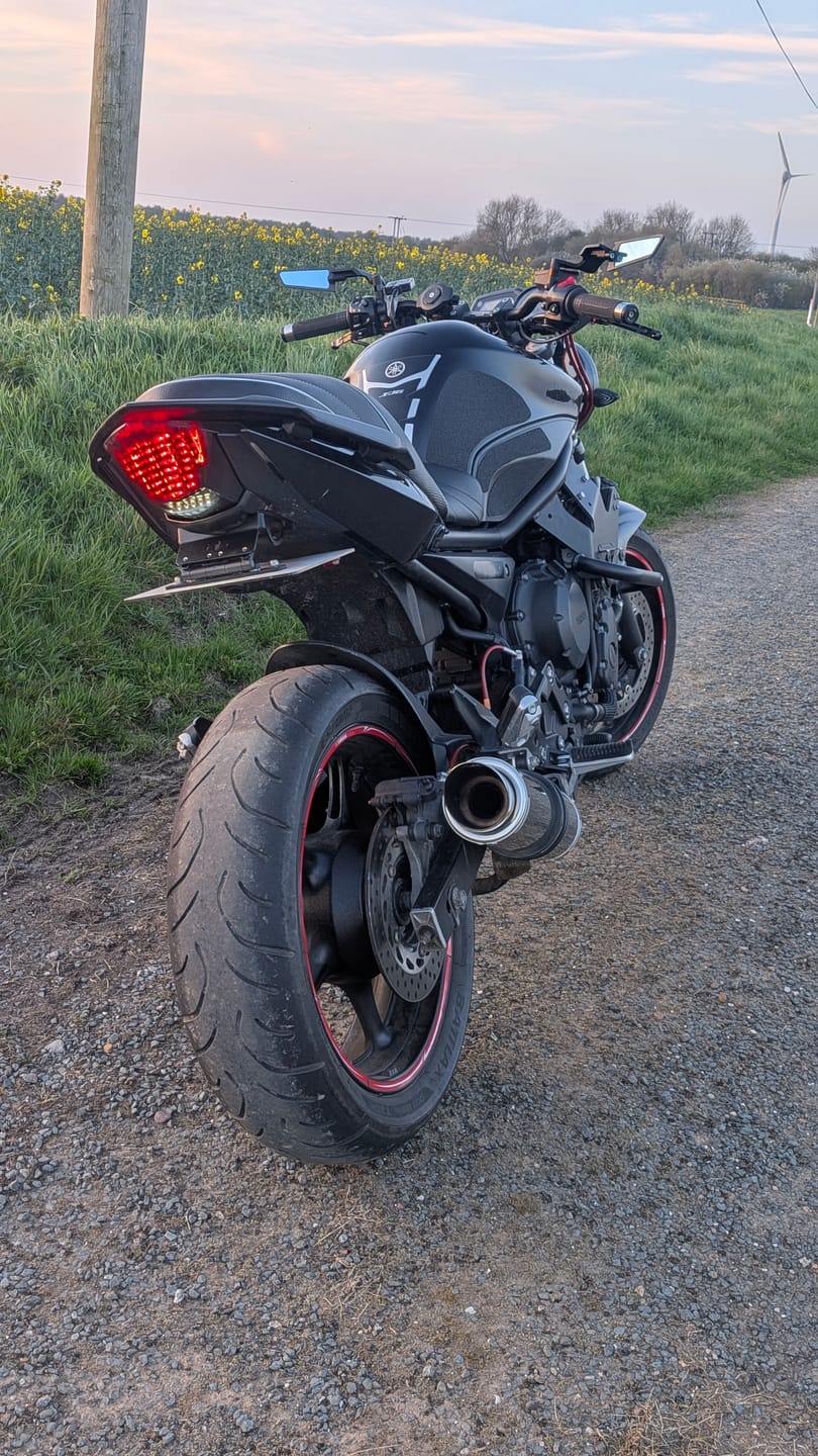 Customer photo review of Yamaha XJ6 Integrated Rear Light