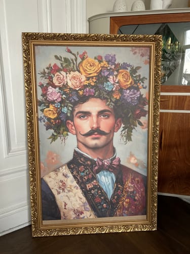 Customer photo review of Victorian Gentleman Print
