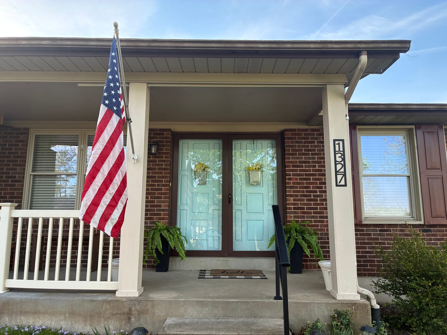 Customer photo review of Vertical Address Sign