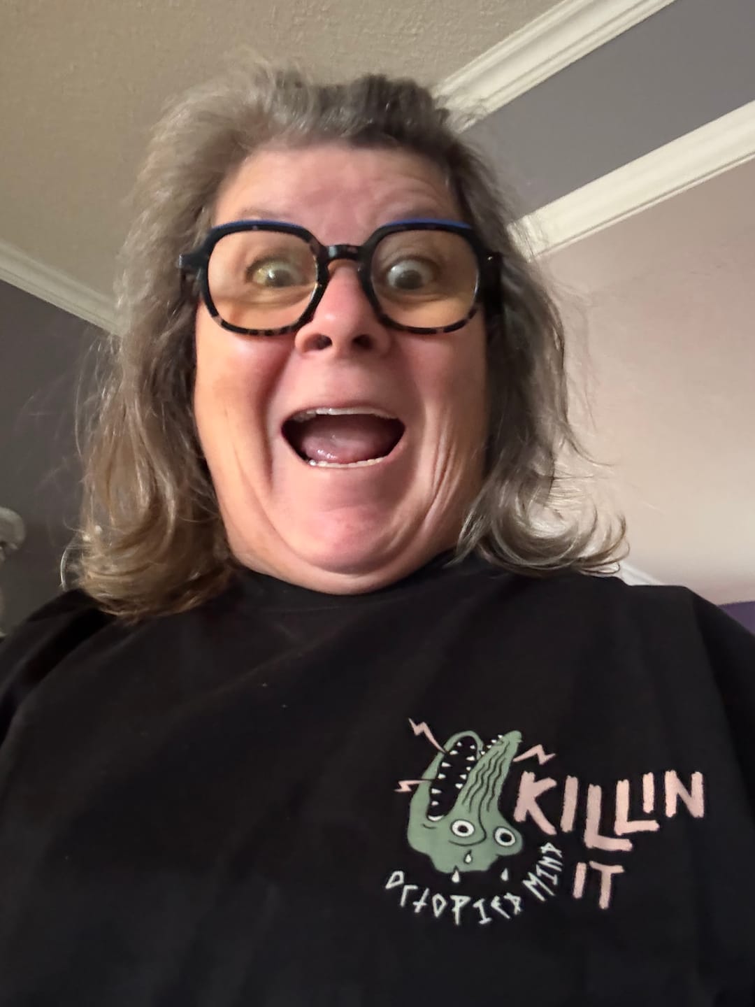 Customer photo review of Killin It T-Shirt