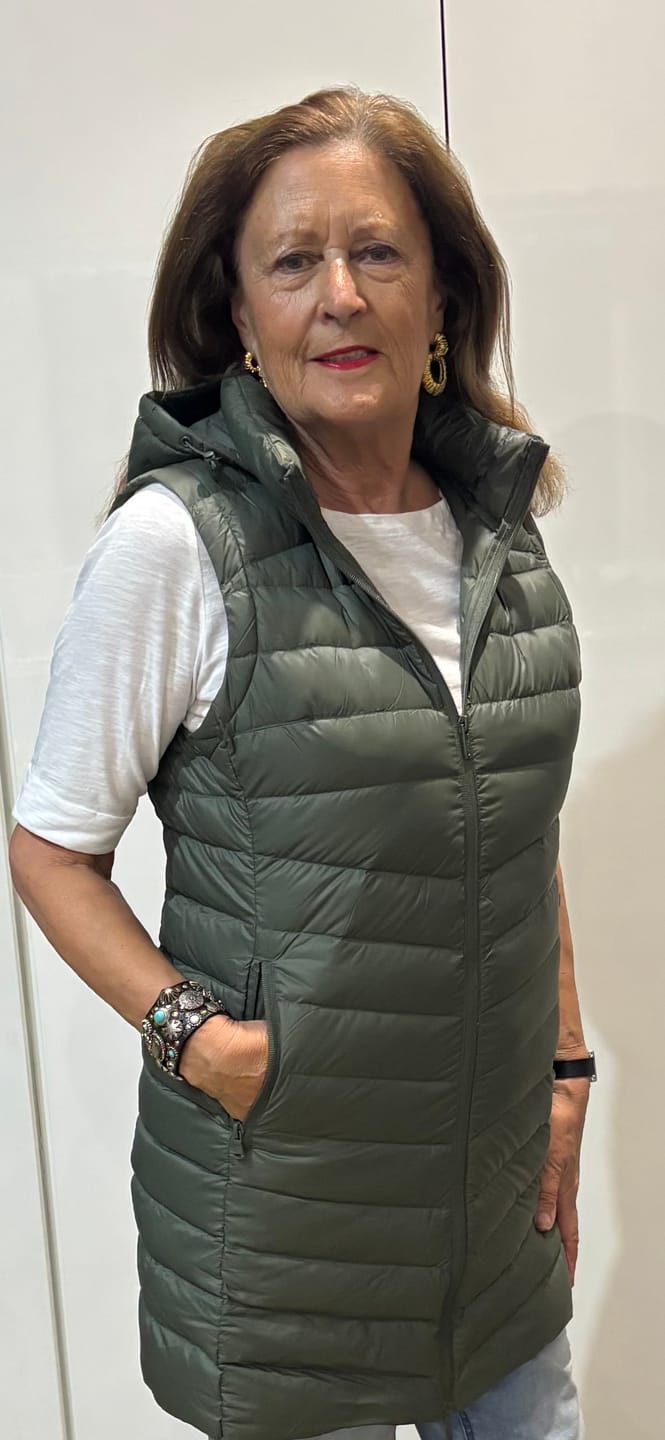 Customer photo review of Sage Longline Gilet