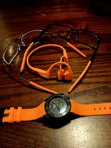 Customer photo review of SEIKO 5 |SKX SUB SPORT BLACKOUT | ORANGE RUBBER