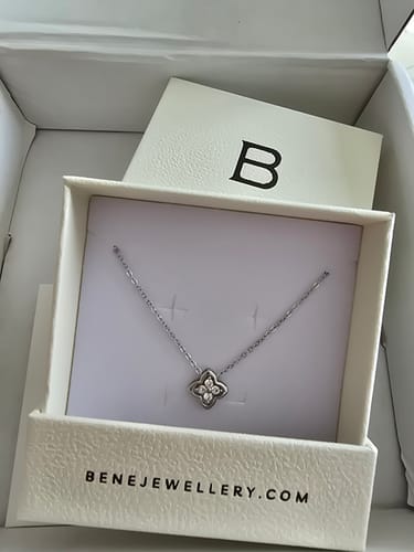 Customer photo review of Avery Charm Necklace