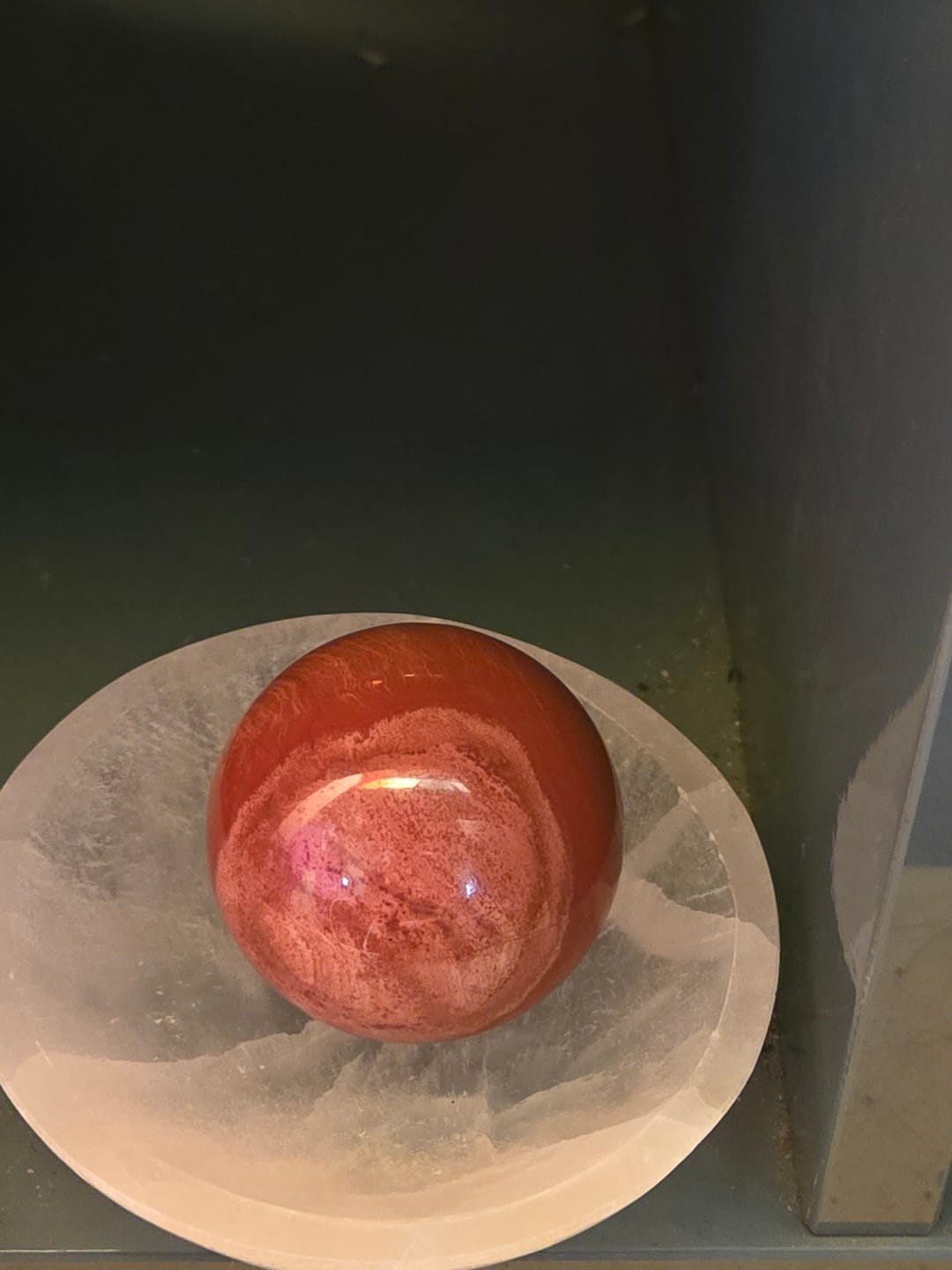 Customer photo review of Red Jasper Sphere