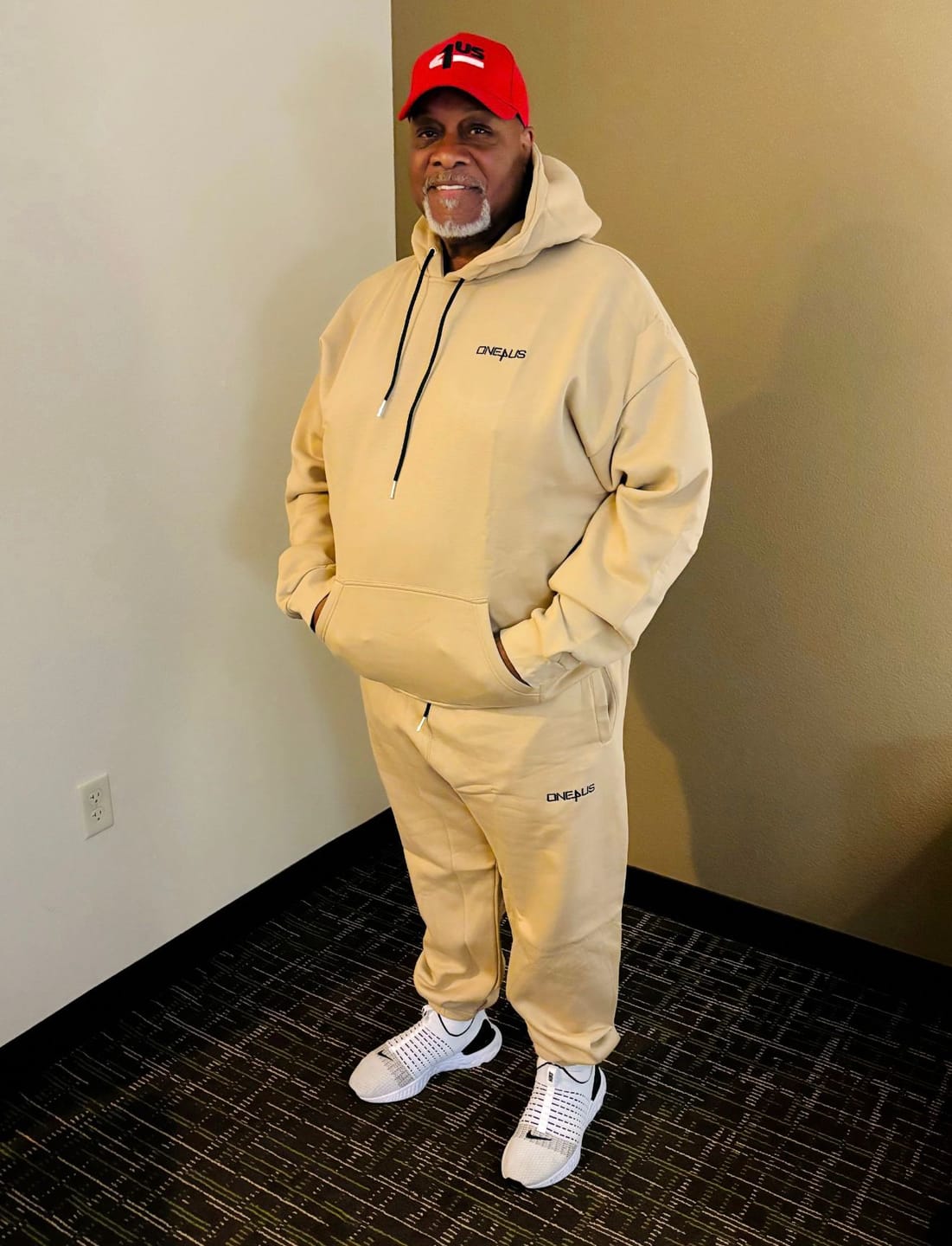 Customer photo review of "Catalyst For Change" Oversized Sweatsuit