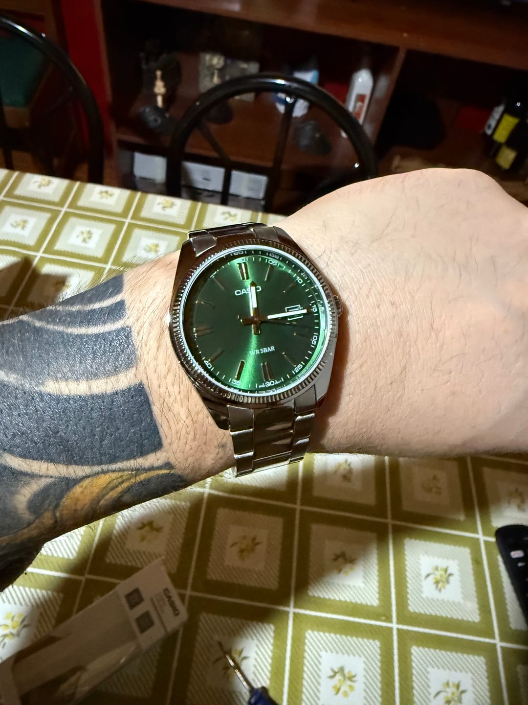 Customer photo review of Reloj Casio Análogo MTP-1302D-3AJF Verde 38,5mm JDM