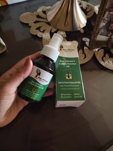 Customer photo review of Hair Follicle Booster Oil