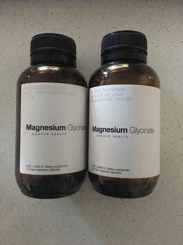Customer photo review of Magnesium Glycinate (Pure & Unbuffered) - 110 Capsules