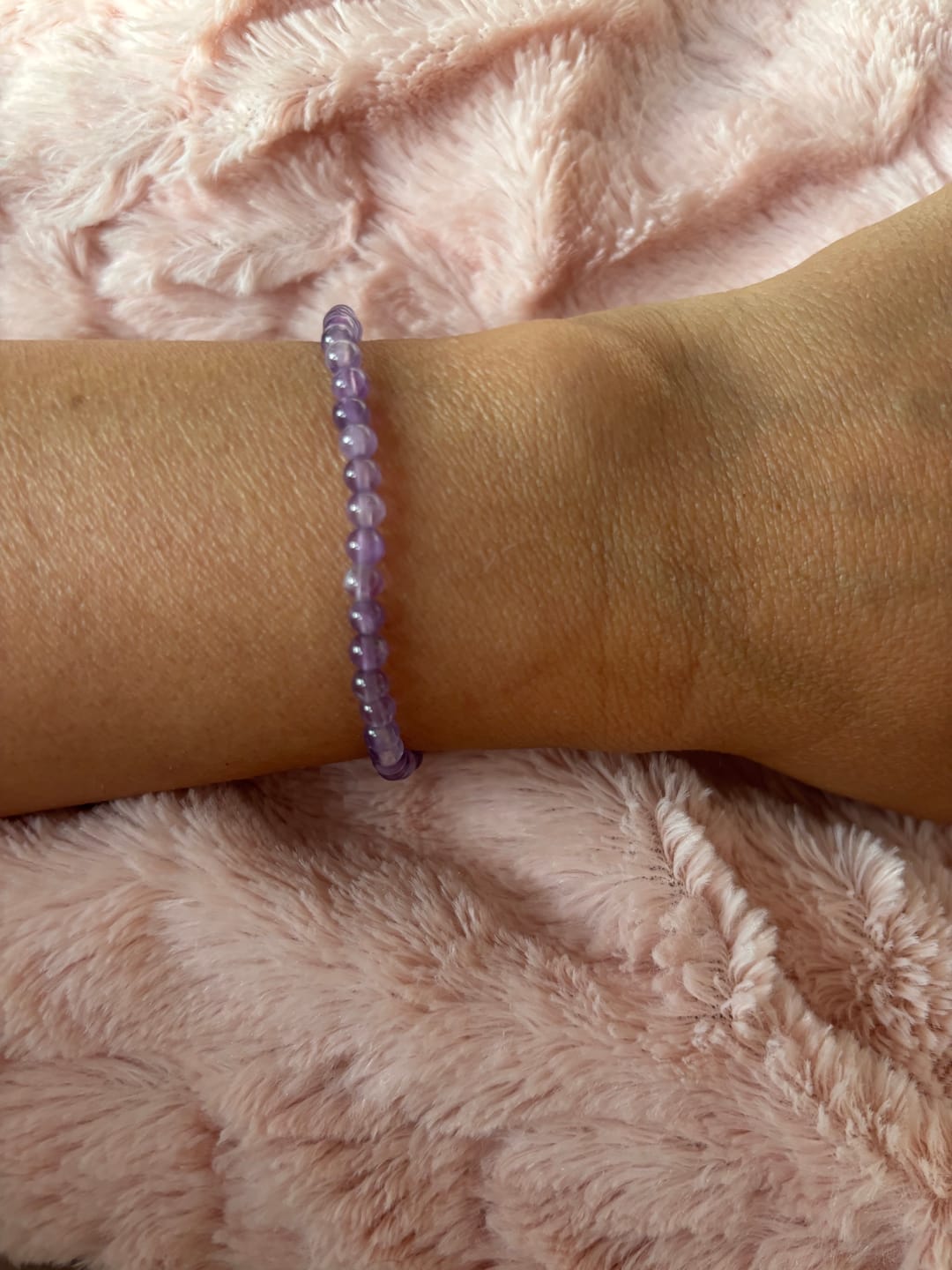 Customer photo review of Amethyst Bracelet Mini