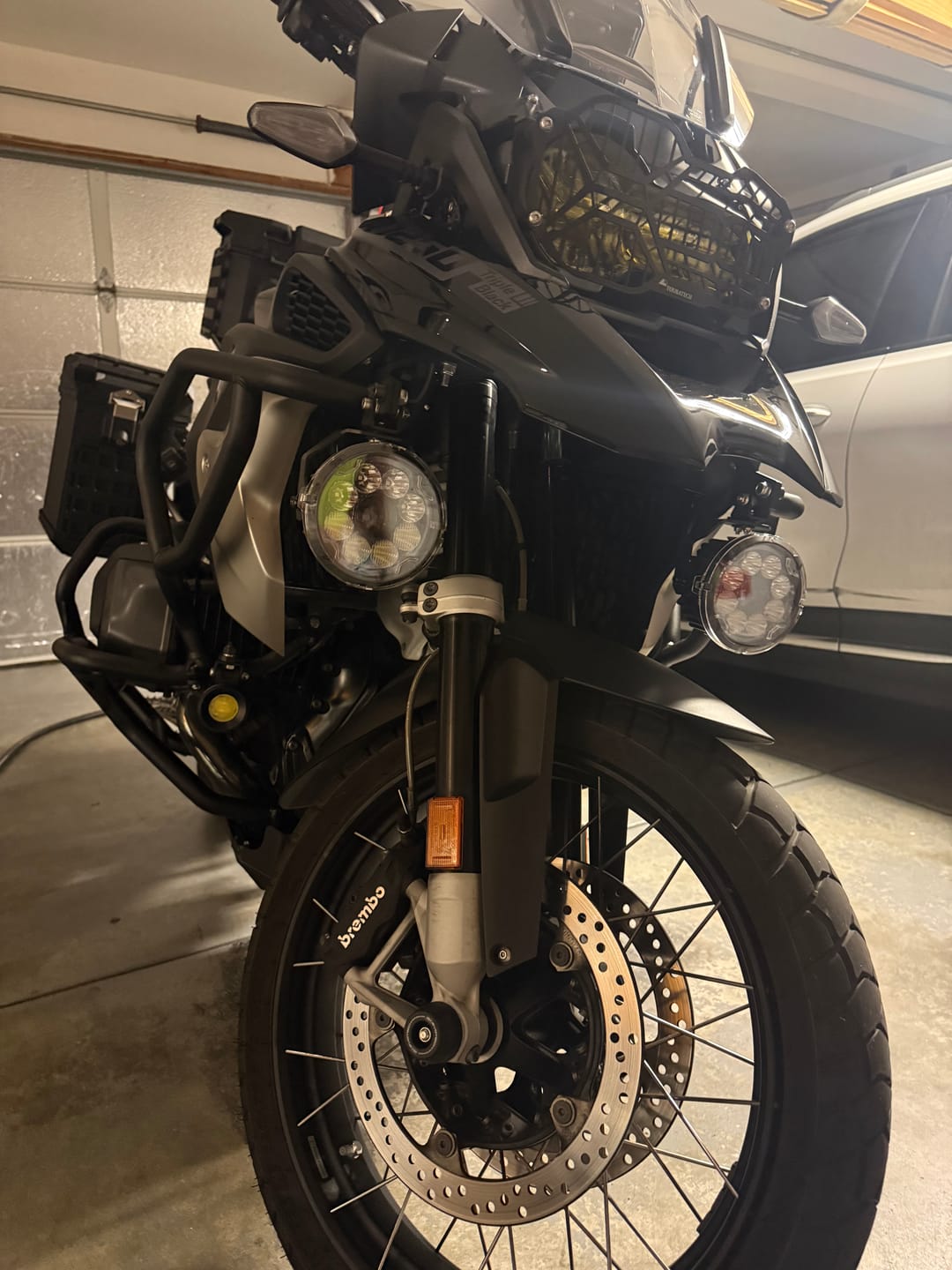 Customer photo review of Motorcycle Lights – The World’s Smartest Motorcycle Auxiliary Lighting System
