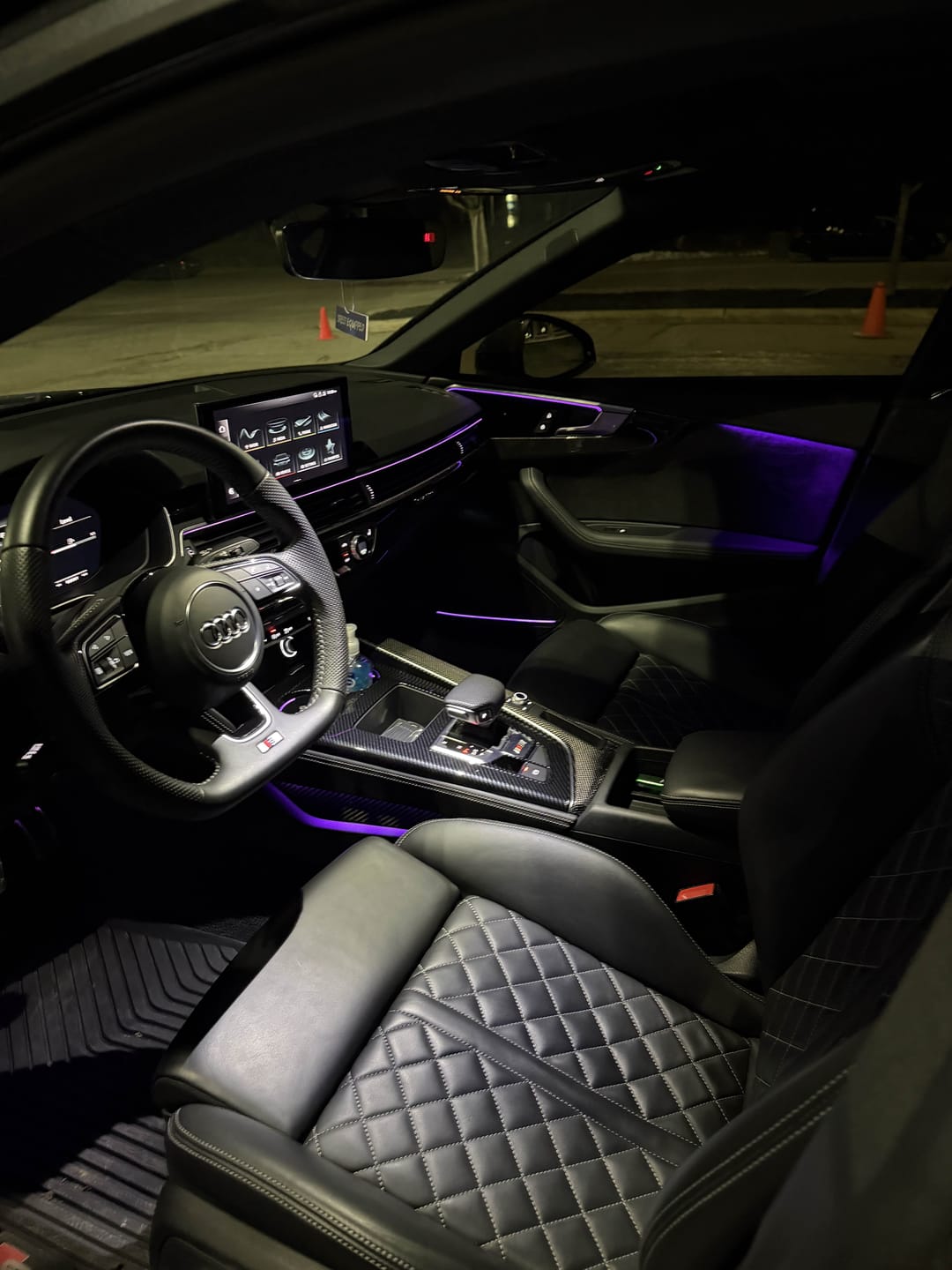 Customer photo review of Audi B9/B9.5 Dashboard Ambient Lighting