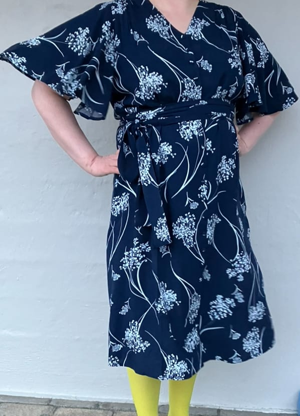 Customer photo review of Monika dress - kort kjole - Blue dream