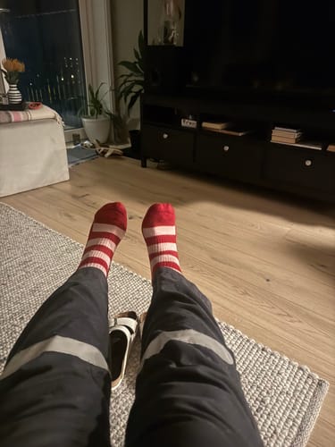 Customer photo review of Støttestrømper