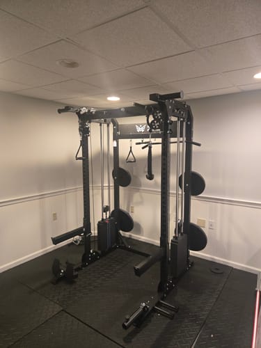 Customer photo review of Major Fitness F22 All-In-One Home Gym Power Rack
