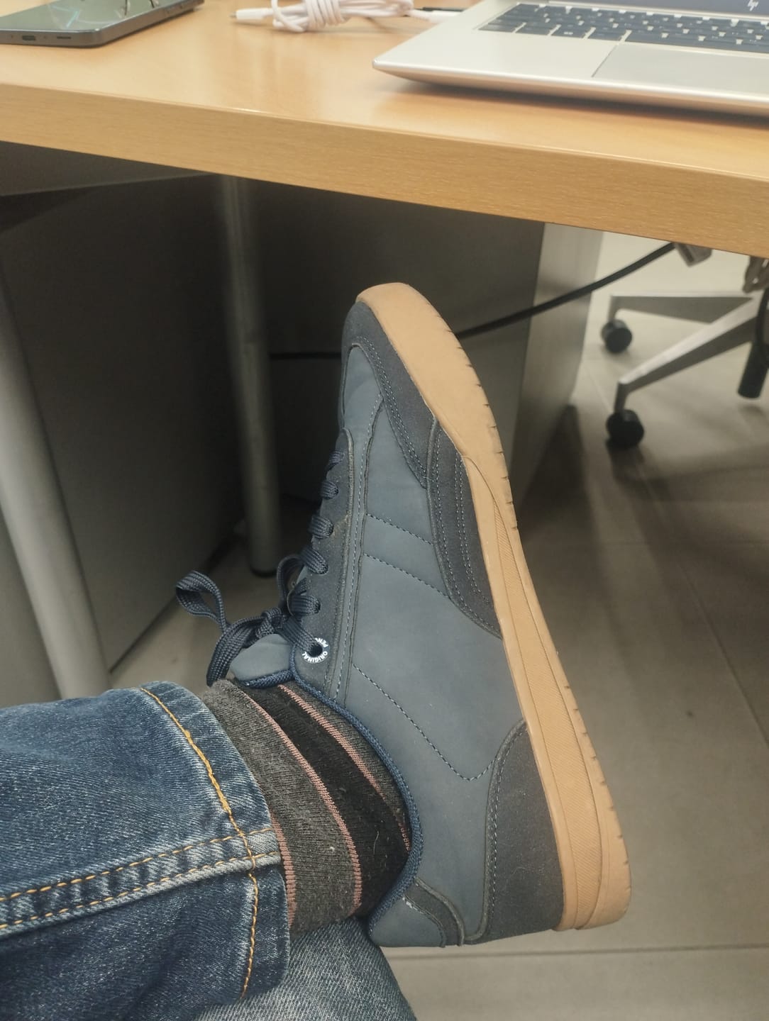 Customer photo review of Tenis Style Terry Navy