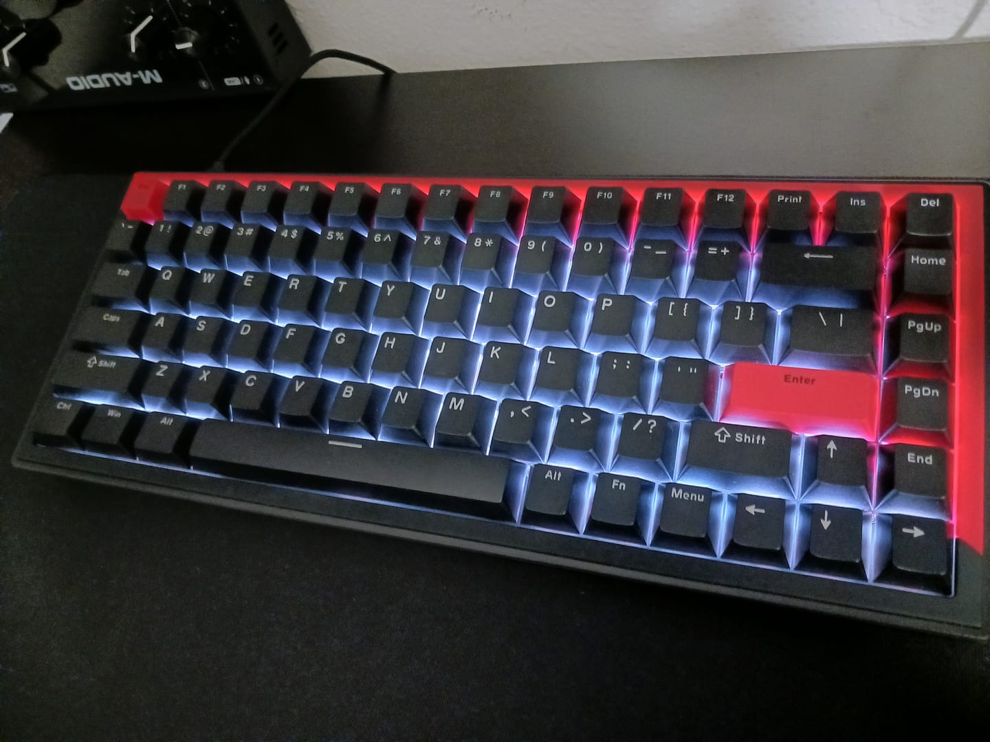 Customer photo review of DrunkDeer G75 - Wired Actuation Distance Adjustable HE Magnetic Switch Keyboard