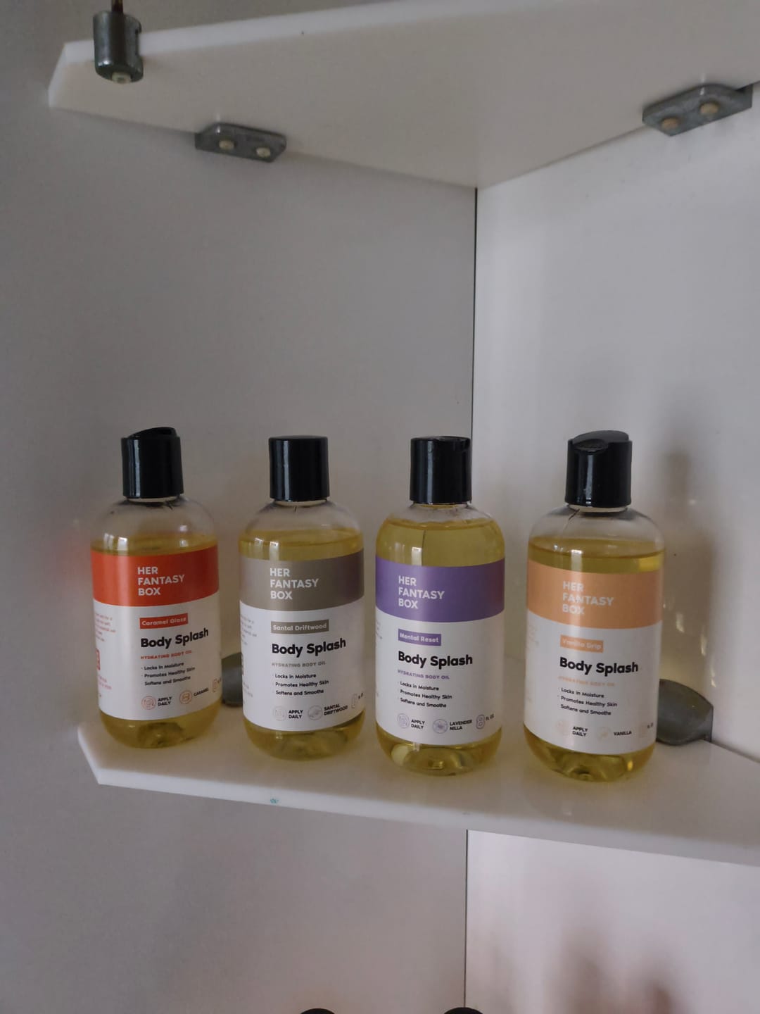 Customer photo review of Body Oil Gift Set