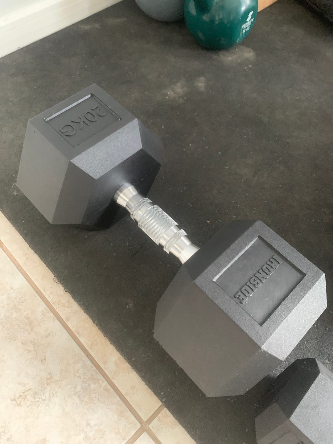 Customer photo review of Mancuerna Hexagonal (2.5 a 50 kg) IRONSIDE