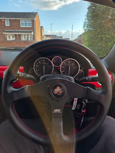 Customer photo review of MGN Steering Wheel 350mm 14in Leather