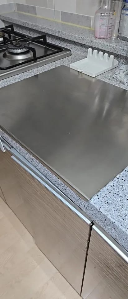 Customer photo review of Hygienix™ Stainless Steel Cutting Board