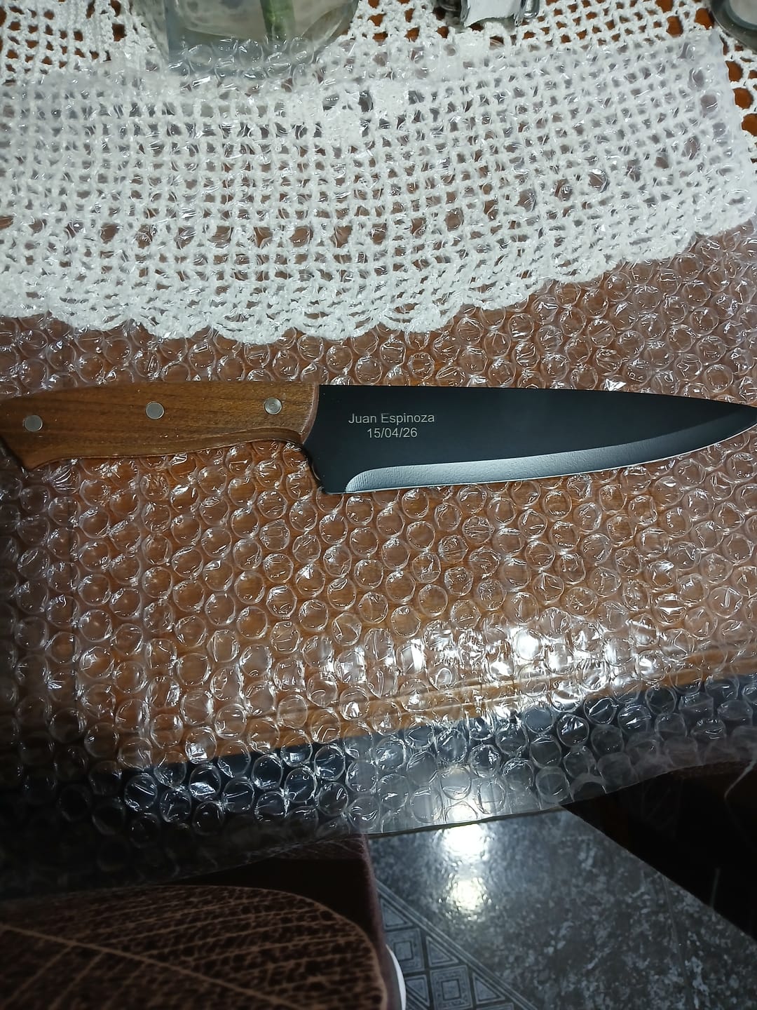 Customer photo review of Cuchillo Parrillero Black Feroz