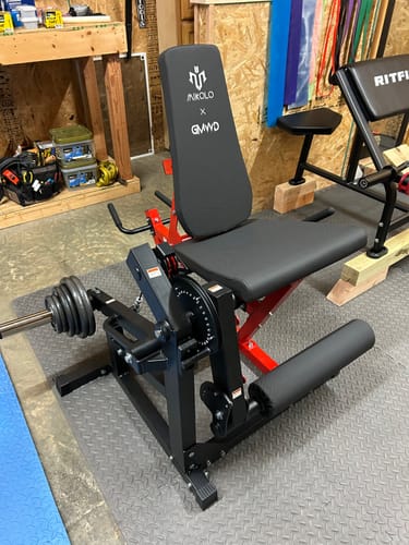 Customer photo review of TAWERET™  1:1 Cable Ratio Leg Extension and Curl Machine