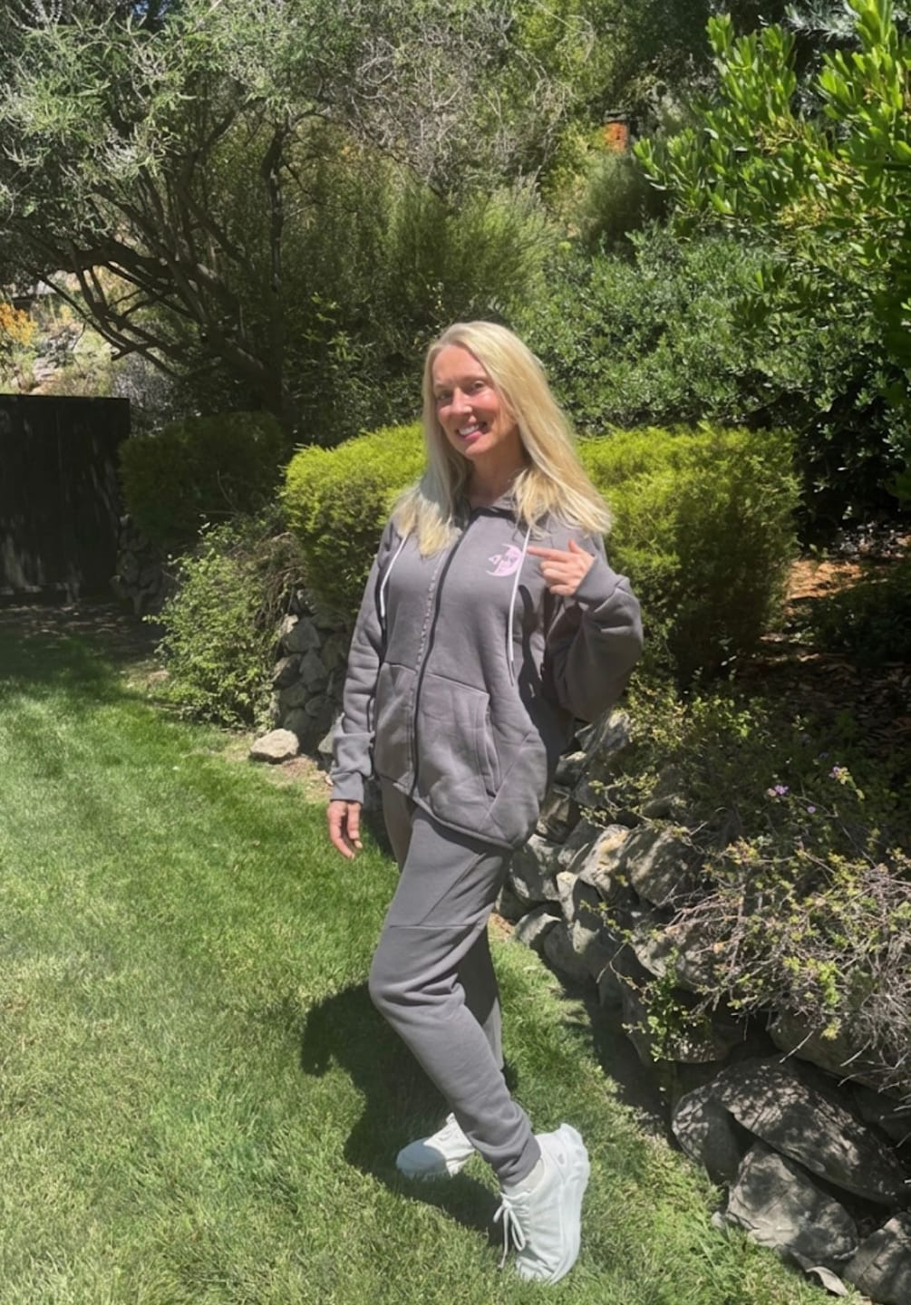 Customer photo review of "I'm The Message" Fitted Tracksuit
