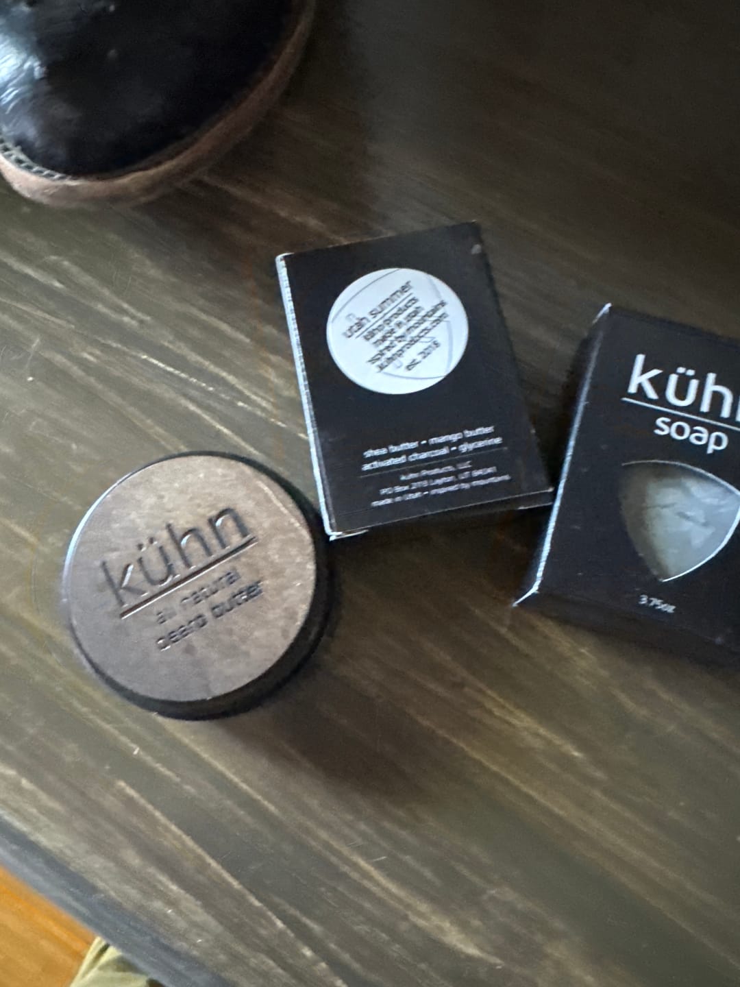 Customer photo review of 5 pack gift set - charcoal and clay soap