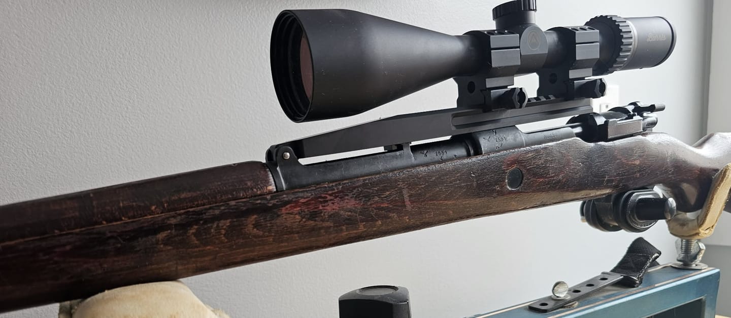 Customer photo review of Ultra Low-profile Mauser K98k NDT Scope Mount Gen 3 picatinny rail