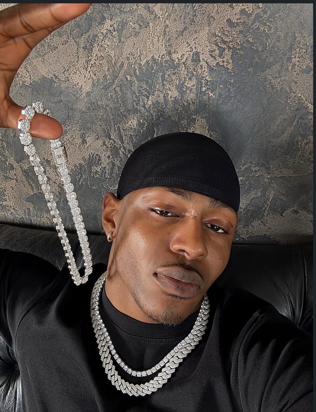 Customer photo review of 12.5mm Cuban Chain + Bracelet - Gold