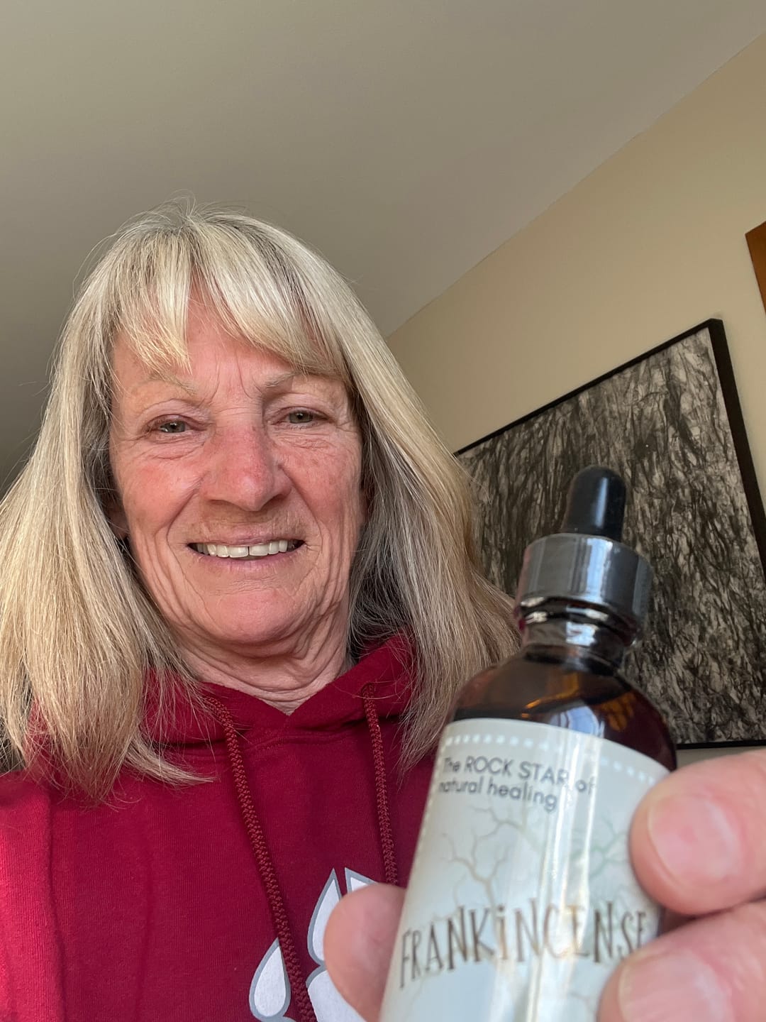 Customer photo review of Frankincense Oil | Frankincense Carterii Resin Infused Oil, 70% BA