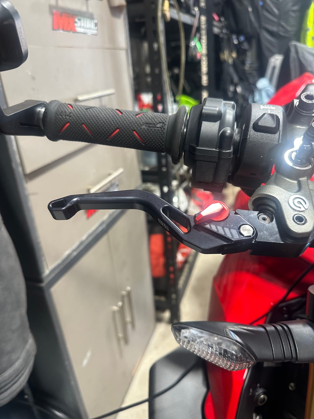 Customer photo review of EVOS Short Levers for Ducati Panigale / Streetfighter & More